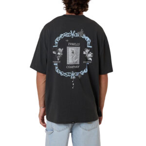Thrills Infinite Dopamine Box Fit Oversize Tee - Pirate Black
