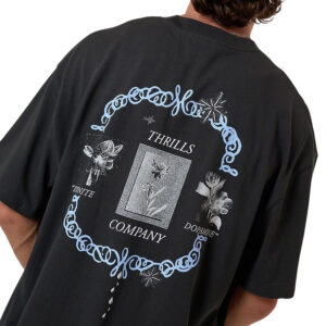Thrills Infinite Dopamine Box Fit Oversize Tee - Pirate Black