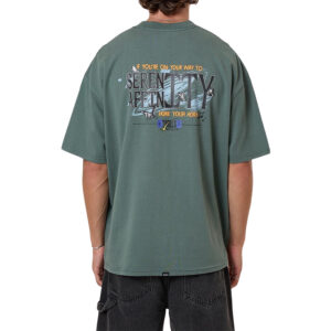 Thrills Serenity Affinity Box Fit Oversize Tee - Sea Pine
