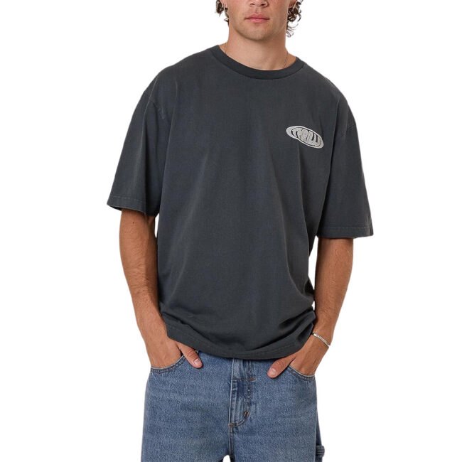 Thrills Shadowless Oversize Fit Tee - Ebony