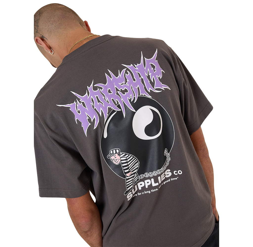 Worship Supplies Long Time Tee - Worn Black