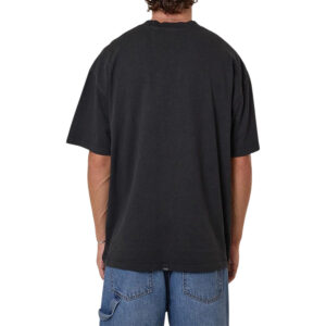 Thrills Shadowless Embro Oversize Box Fit Tee - Pirate Black