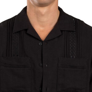 Thrills Pit Stop Bowling Shirt -  Black