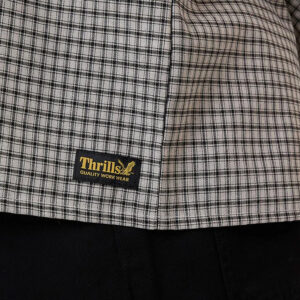 Thrills Union Short Sleeve Check Shirt - Light Stone