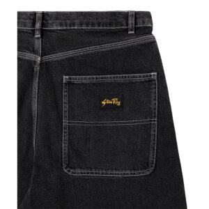 Stan Ray Wide 5 Short - Stonewashed Black Denim