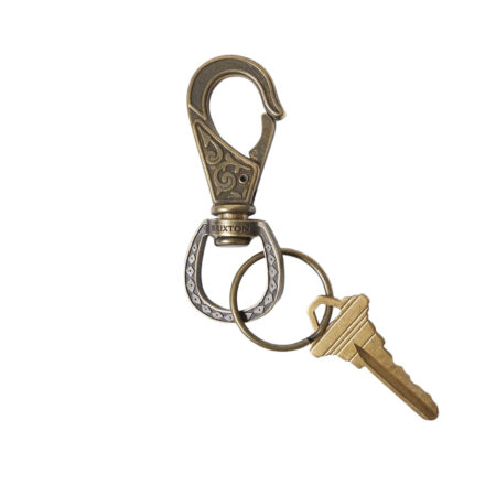 Brixton Scroll Keychain - Antique Bronze