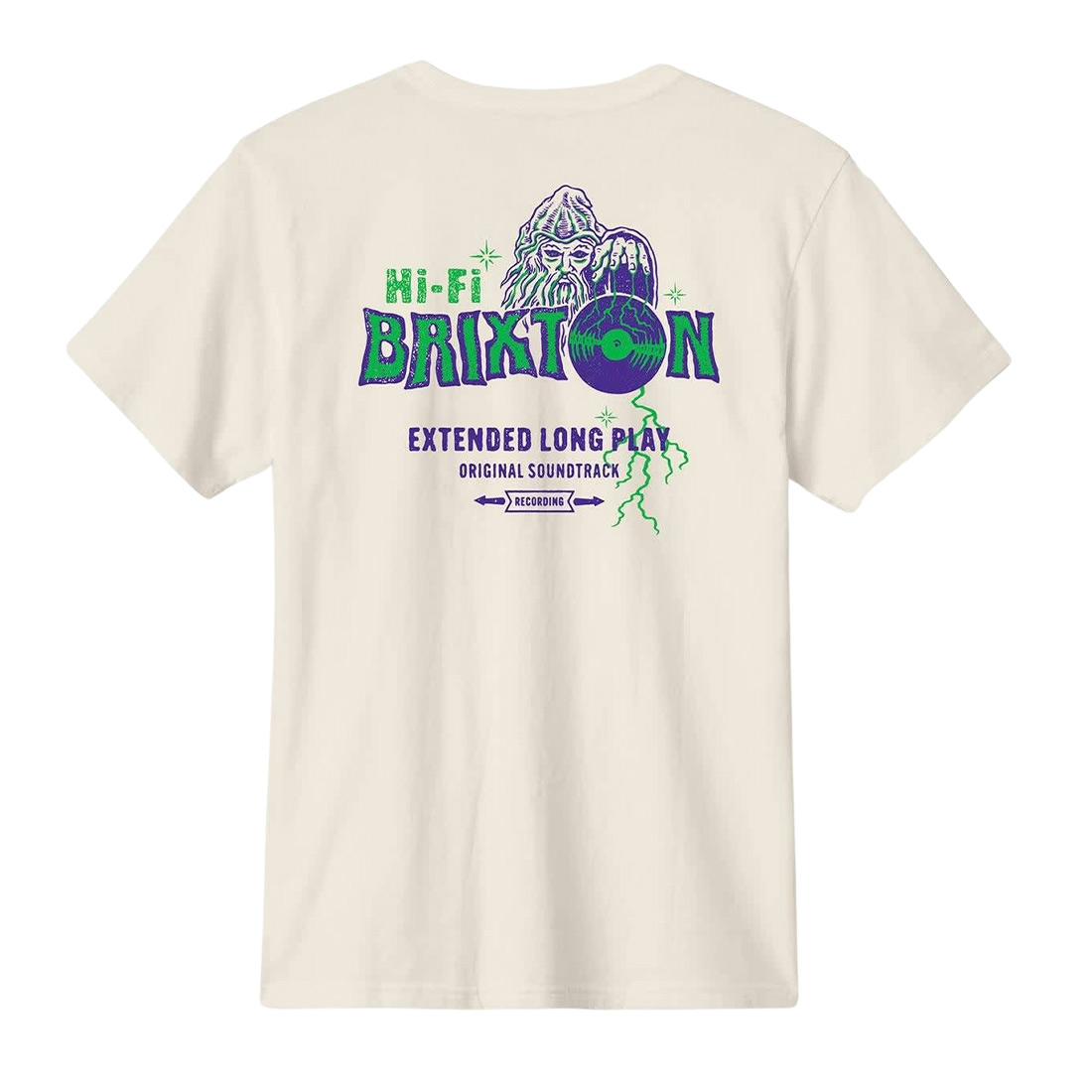 Brixton Maddox SS Standard Tee - Cream