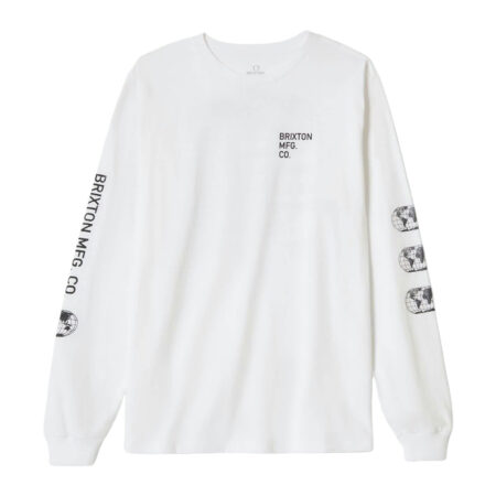 Brixton Union LS Standard Tee - White