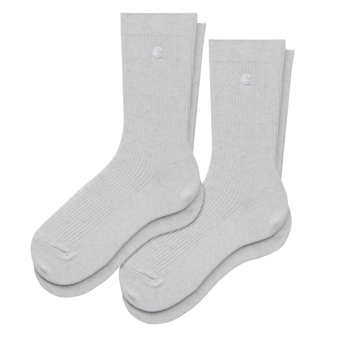 Carhartt Madison Pack Socks - Ash Heather/White