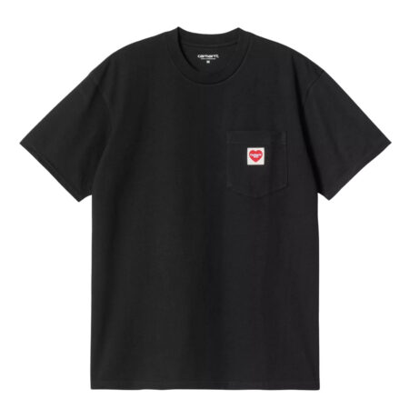 Carhartt Pocket Heart Tee - Black/Red