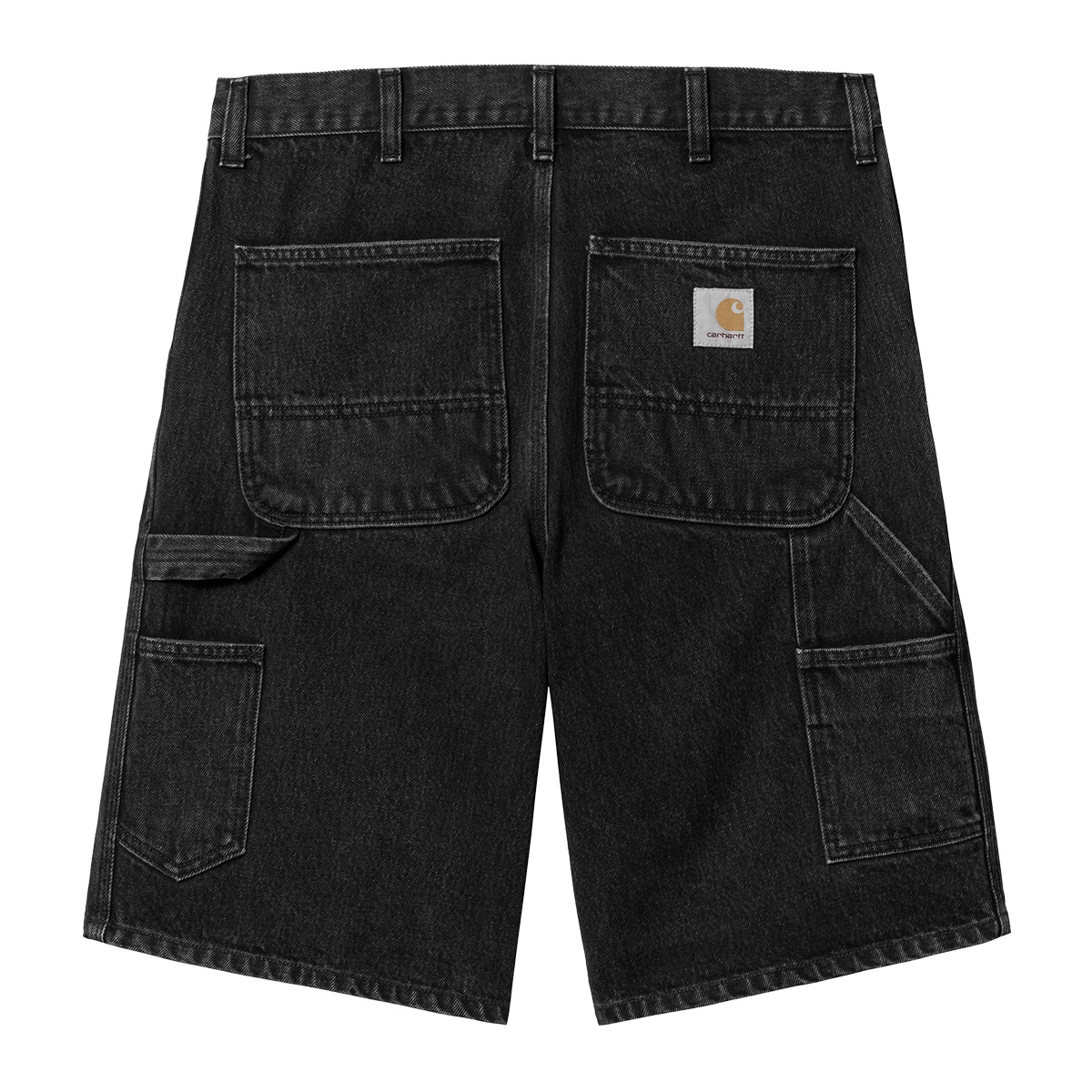Carhartt Single Knee Short - Black Stone Washed