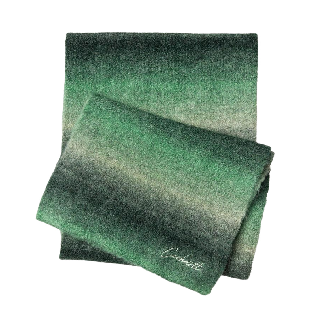 Carhartt Tony Scarf - Tony Stripe Jacquard - Dark Fir/Pale Olive
