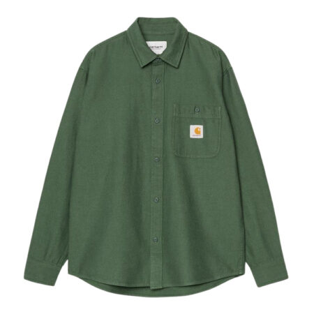 Carhartt L/S Edgar Shirt - Sycamore Tree/Wax