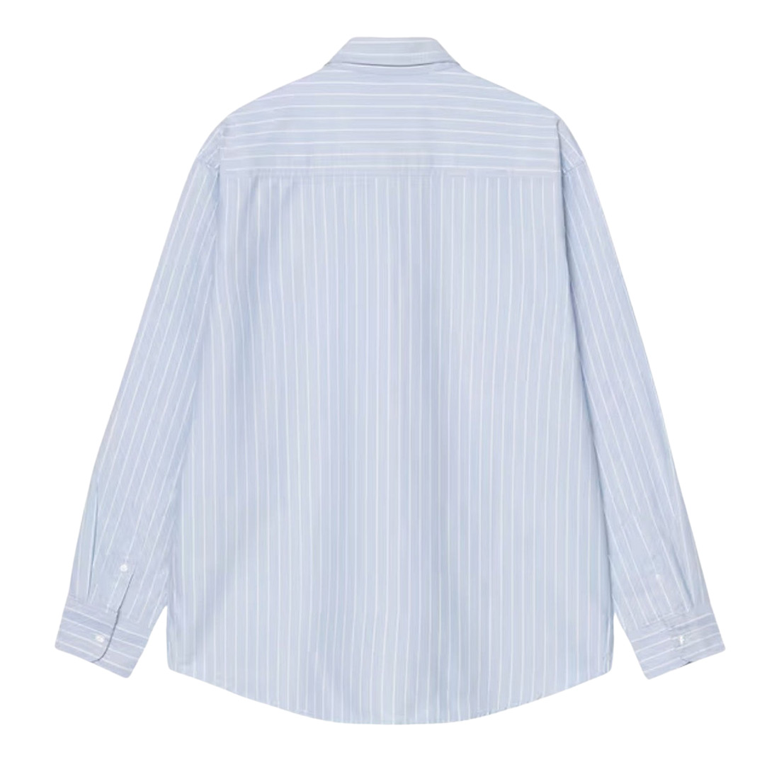 Carhartt L/S Cassel Shirt - Cassel Stripe - Bleach/White