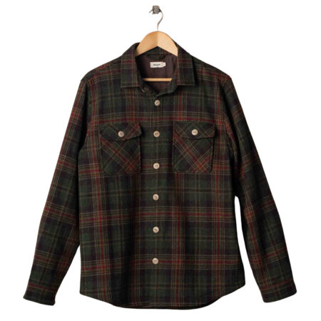 McTavish Lined Flannel Shirt - Brown Multi