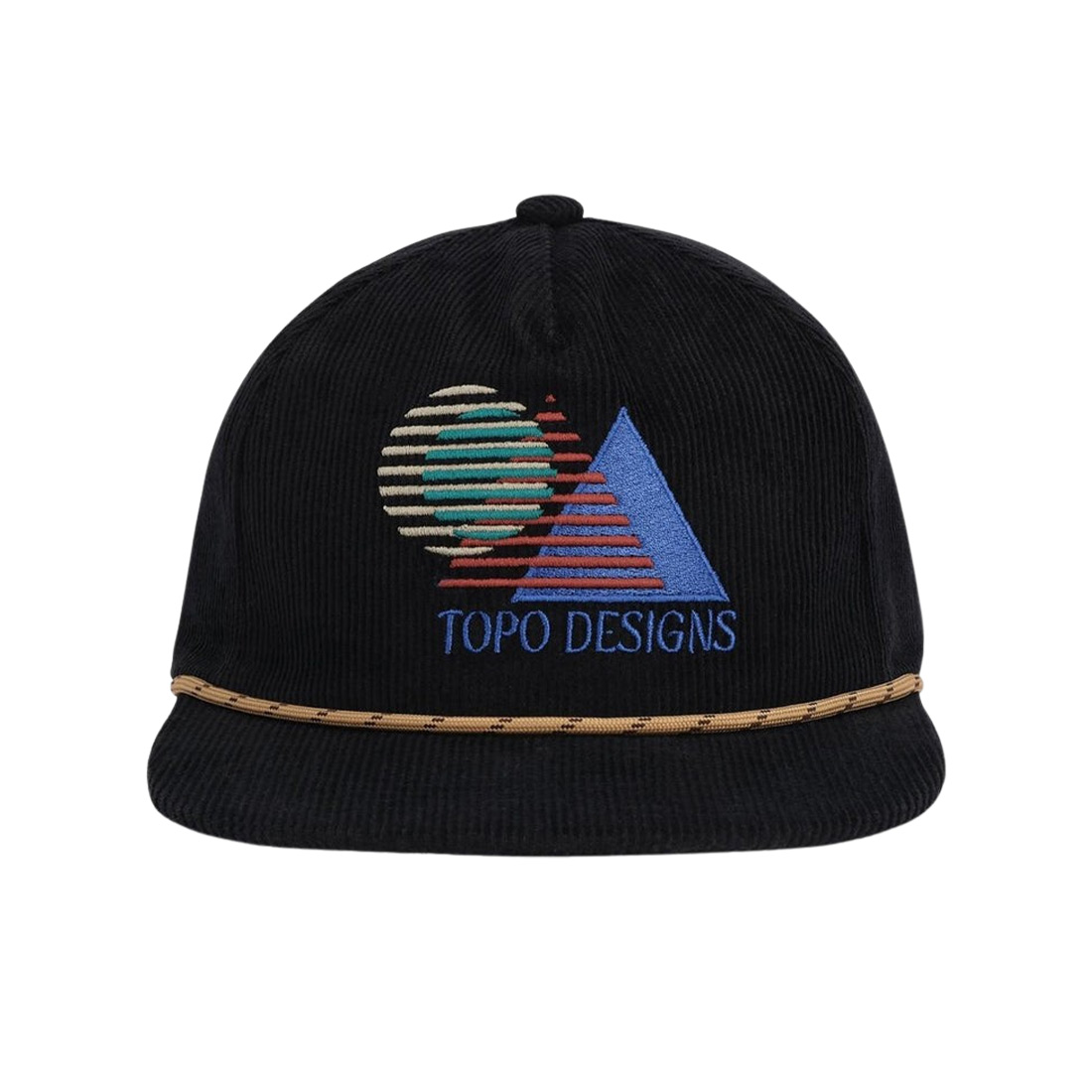 TOPO Designs Shadow Corduroy Trucker Cap - Black