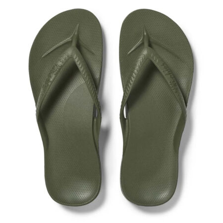 Archies Arch Support  Thongs - Classic -  Olive