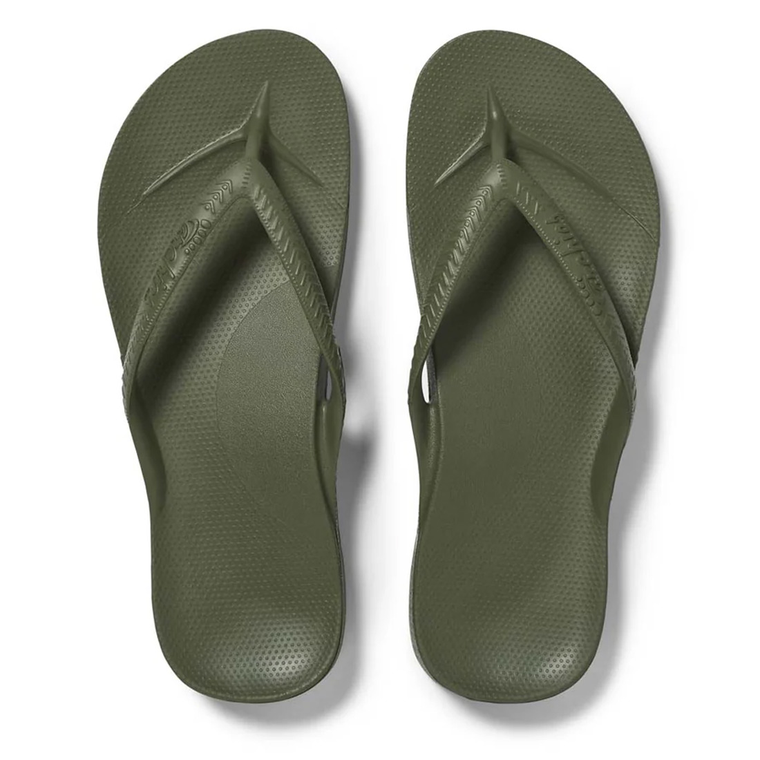 Archies Arch Support Thongs - Classic - Olive
