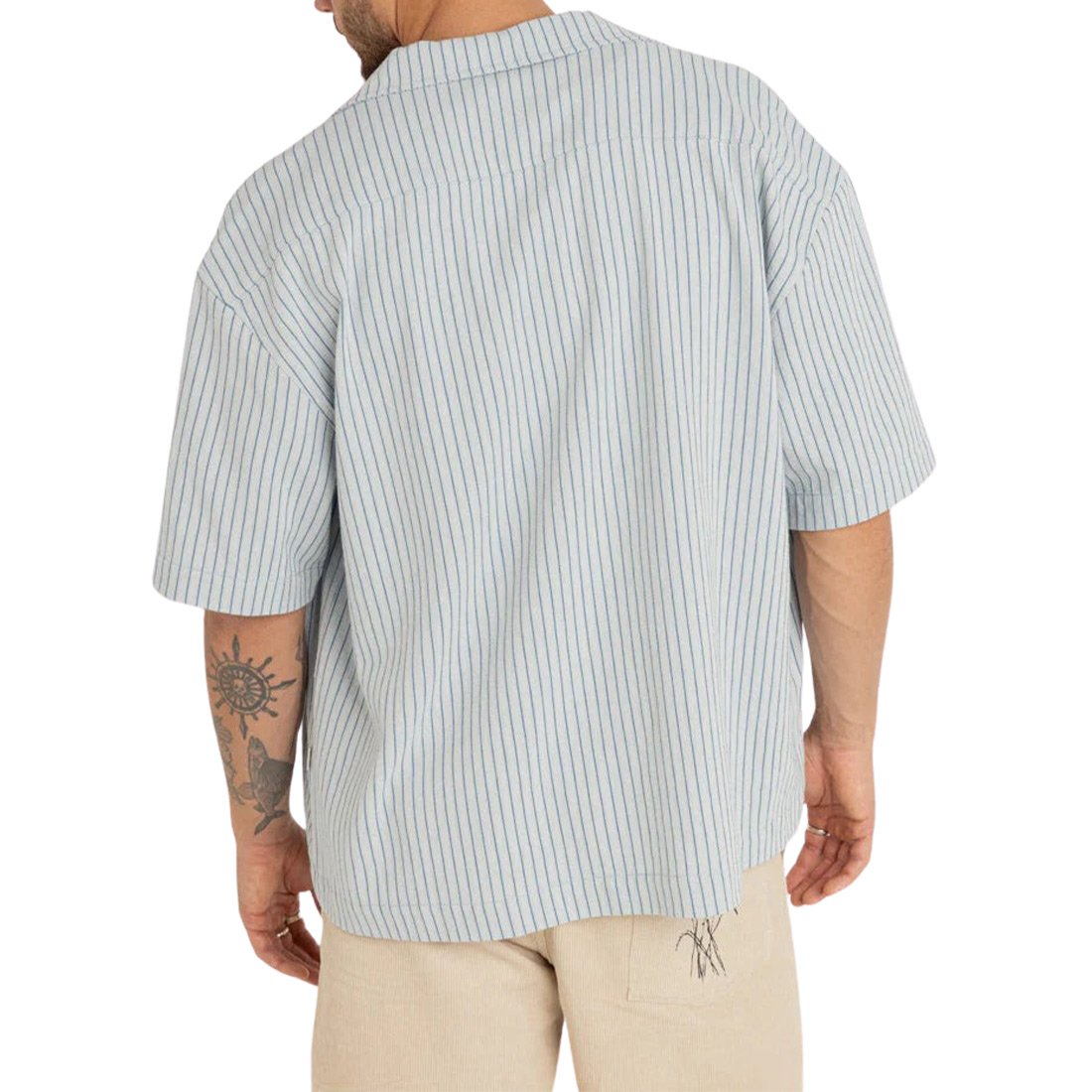 Rhythm Bouquet SS Shirt - Blue