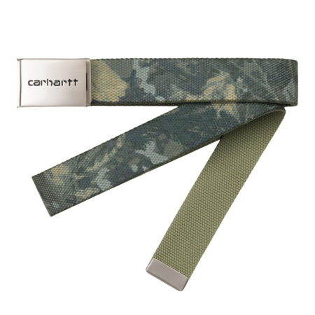 Carhartt Clip Belt Chrome - Camo Combi/Green
