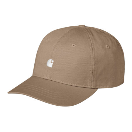Carhartt Madison Logo Cap - Leather/White
