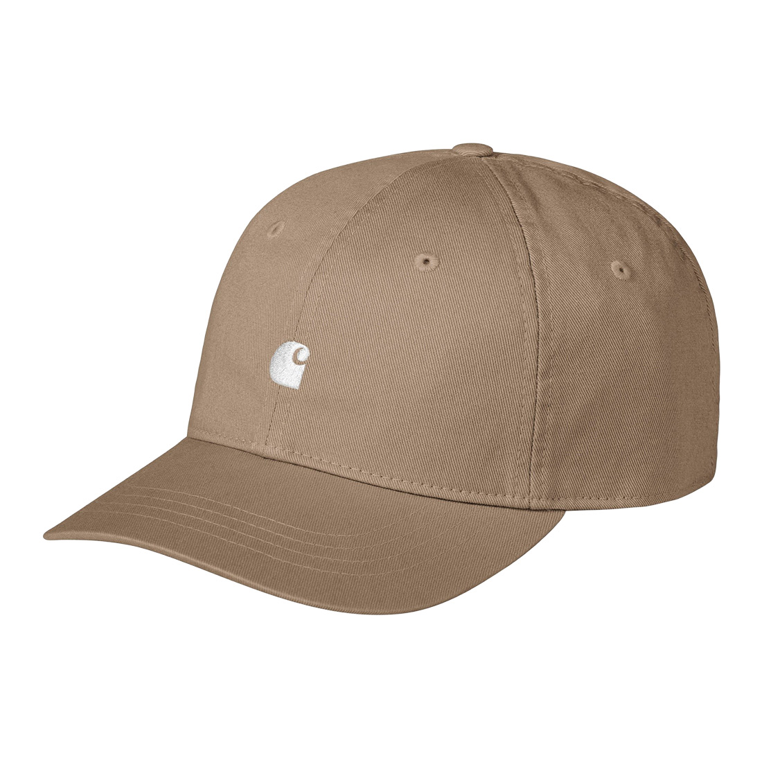 Carhartt Madison Logo Cap - Leather/White