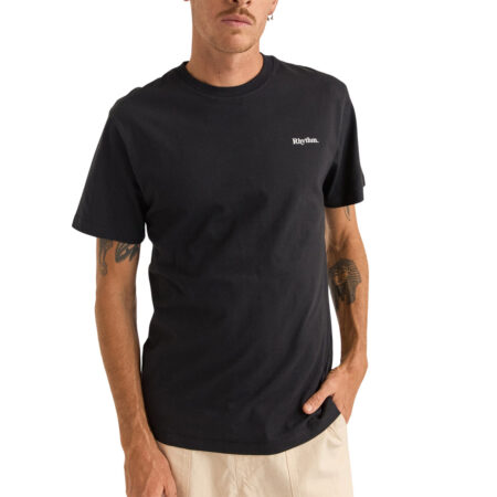 Rhythm Brand Tee - Black
