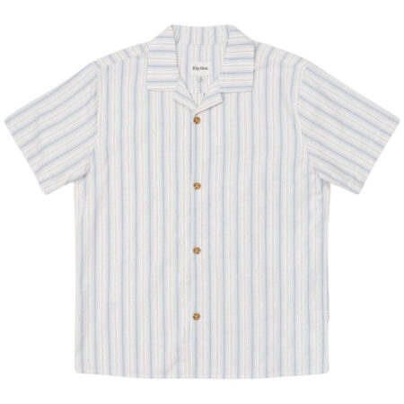 Rhythm Vacation Stripe SS Shirt - Natural