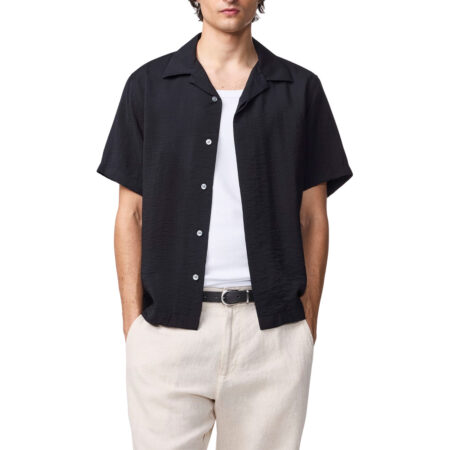 NN.07 Hank Short Sleeve Shirt 5971 - Black