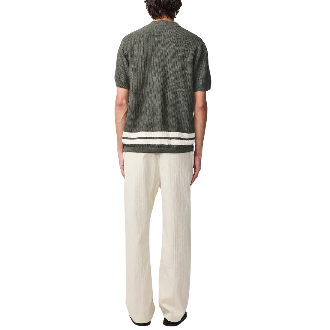 NN.07 Ares Knit Shirt 6636 - Croc Green