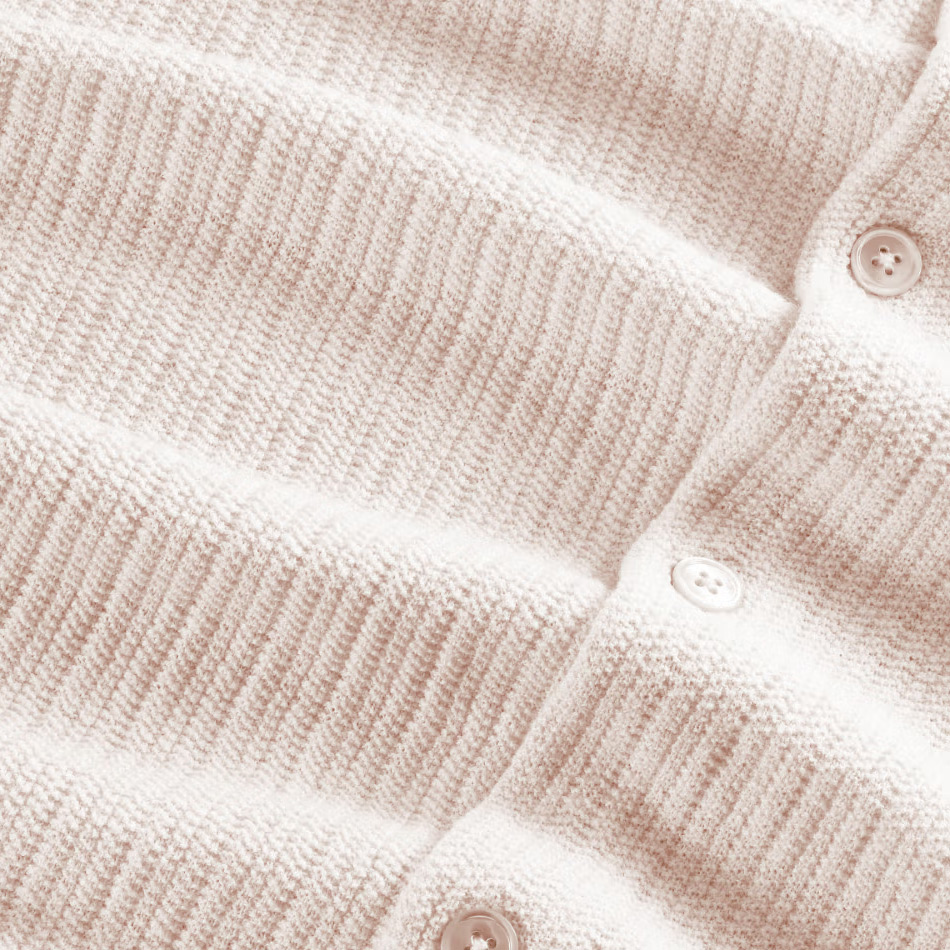 NN.07 Nolan Polo Cardigan 6695 - Ecru