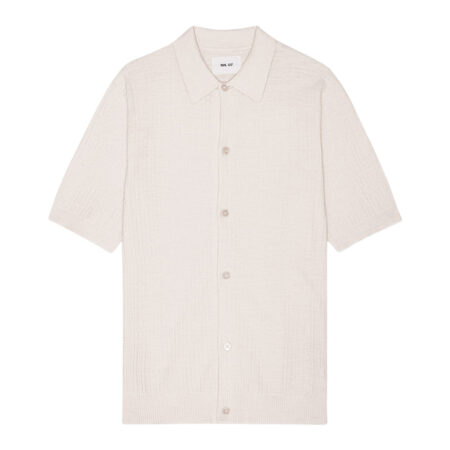 NN.07 Nolan Polo Cardigan 6695 - Ecru