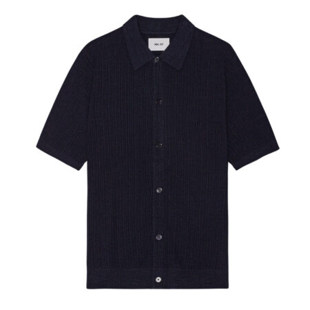 NN.07 Nolan Polo Cardigan 6695 - Navy Blue