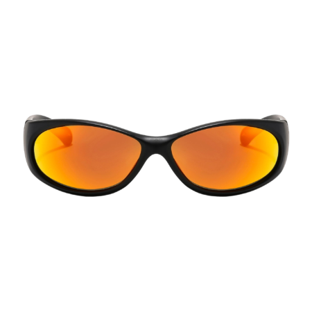 Ritual Vision Teenage Zero - Matte Black/Reflective Orange Polarised