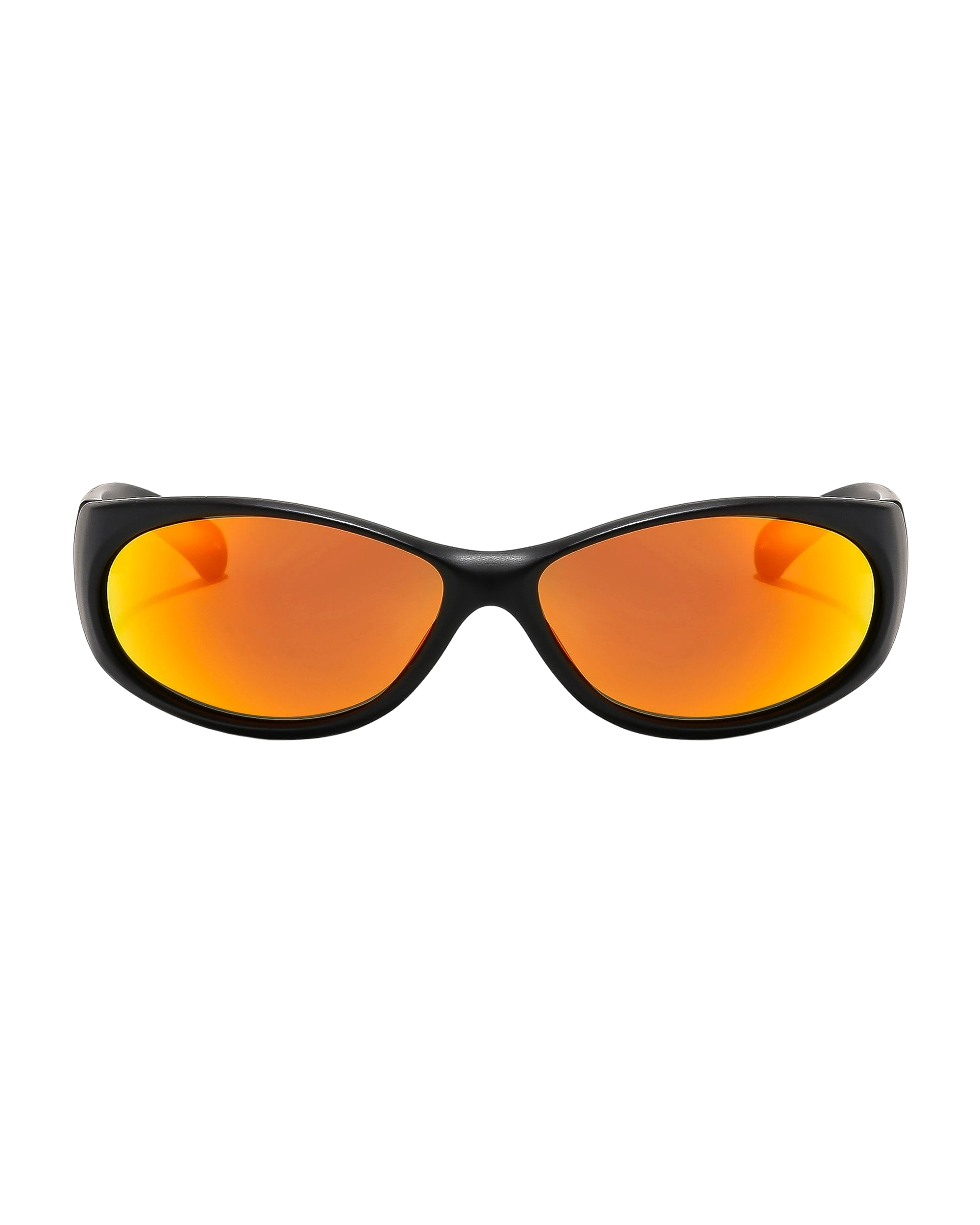Ritual Vision Teenage Zero - Matte Black/Reflective Orange Polarised