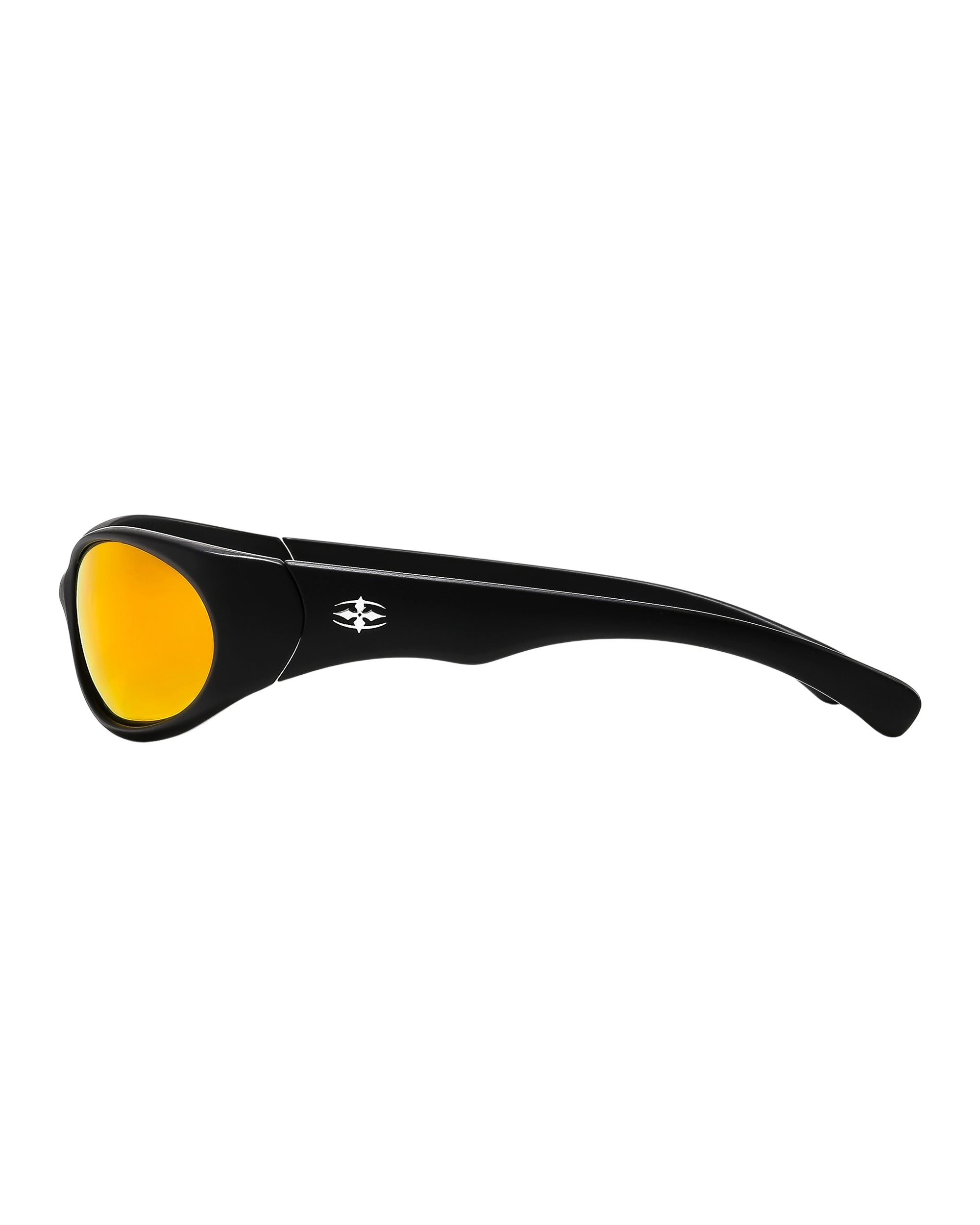 Ritual Vision Teenage Zero - Matte Black/Reflective Orange Polarised