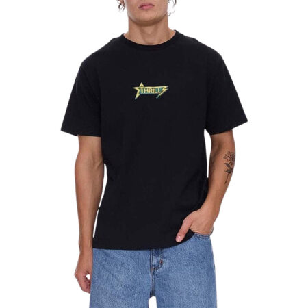 Thrills Heavy Static Merch Fit Tee -  Black