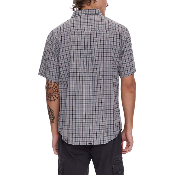 Thrills Eyes In The Grass Short Sleeve Shirt - Light Grey