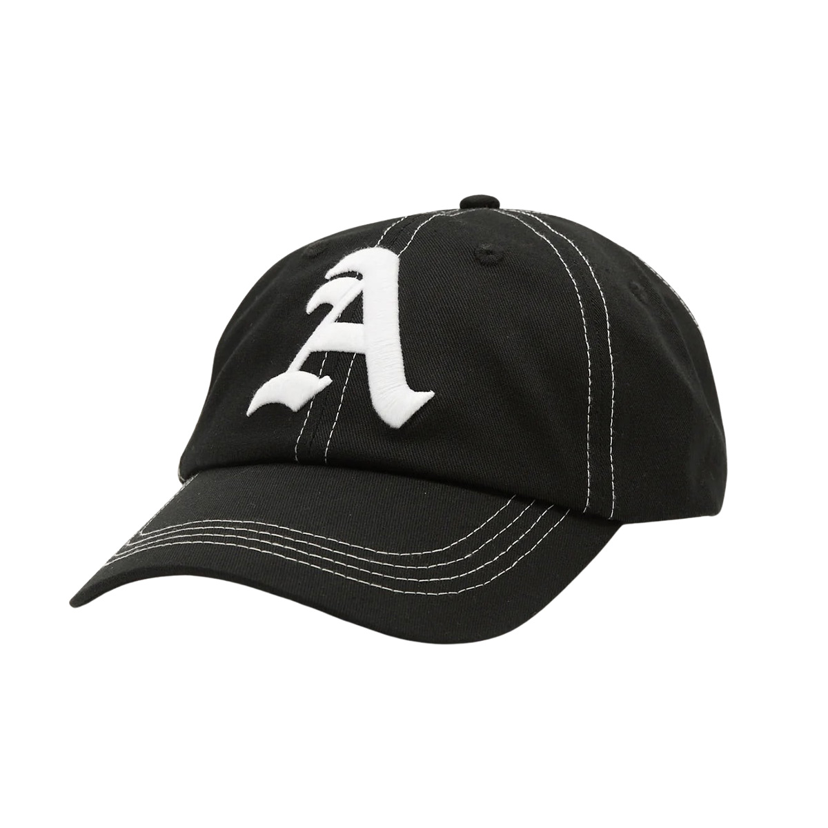 Afends Ayy Recycled Six Panel Cap - Black