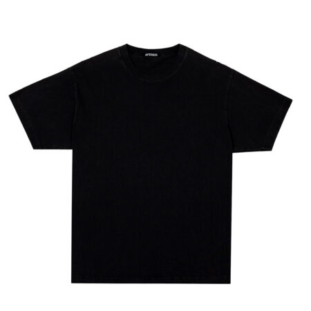 Afends Genesis Heavyweight Boxy Tee - Black