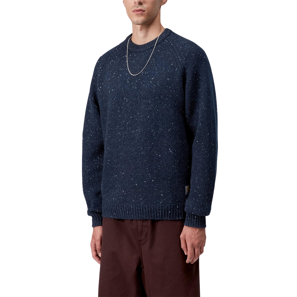 Carhartt Anglistic Sweater - Speckled/Jupiter