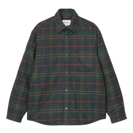 Carhartt Gargan Shirt Jac - Gargan Check/ Dark Fir