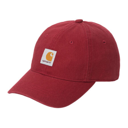 Carhartt Selby Canvas Cap - Scarlet Stone Washed