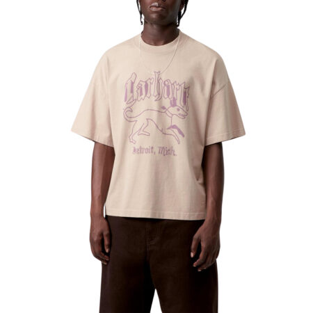 Carhartt S/S Hackwork T-Shirt - Fleur De Sel/Heavy stone wash
