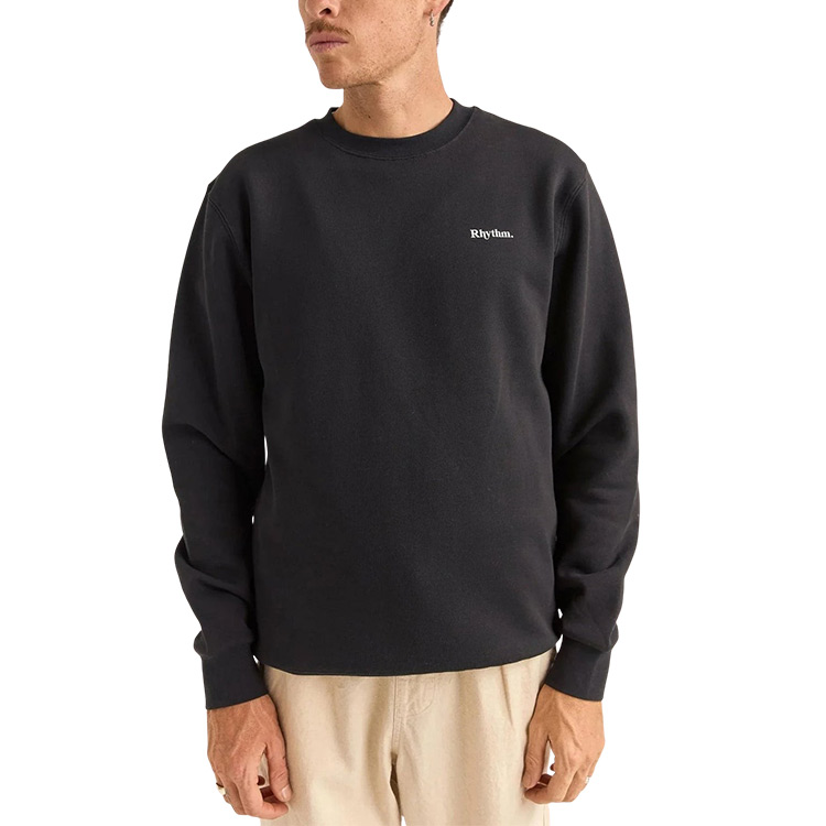 Rhythm Brand Fleece Crew - Black