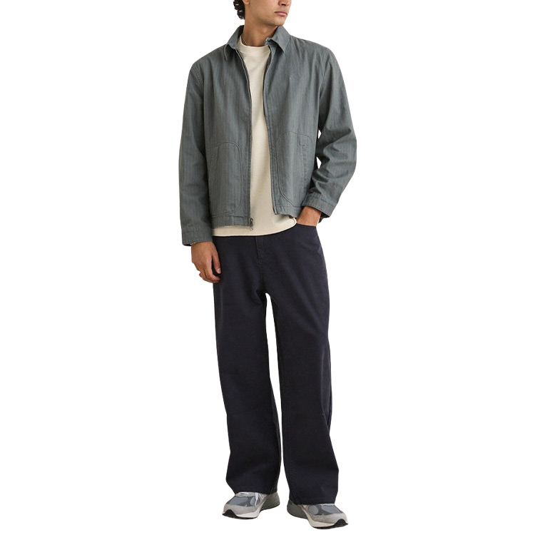Rhythm Awake Herringbone Jacket - Charcoal