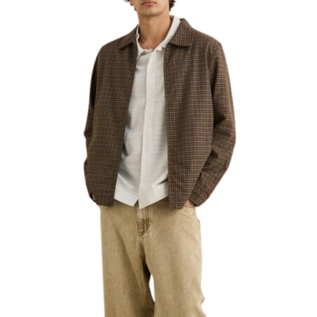 Rhythm Jordy Check Jacket - Olive