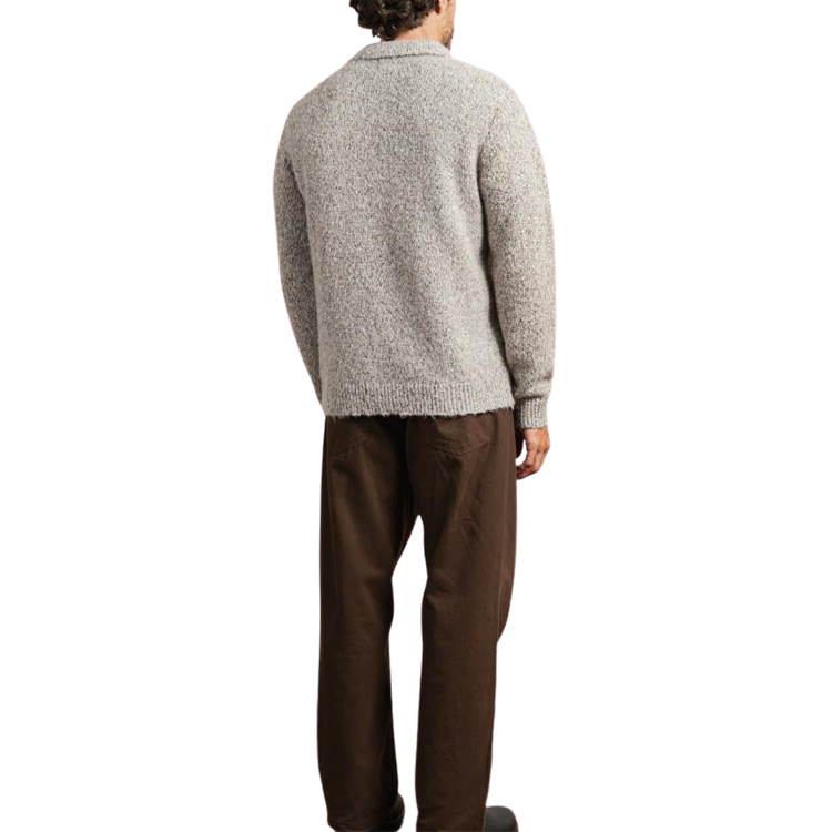 Rhythm Kinetic Collared Knit - Tobacco