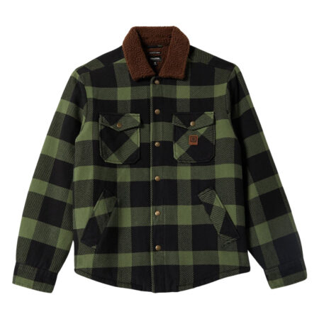 Brixton Durham Lined Jacket - Black/Wild Green
