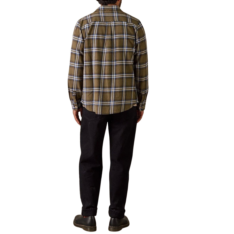 McTavish Twin Pocket Flannel Shirt - Green Multi
